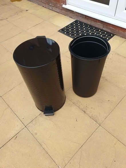 Photo of free Black Kitchen Pedal Bin with inner removable bin (Lyppard Grange WR4) #1