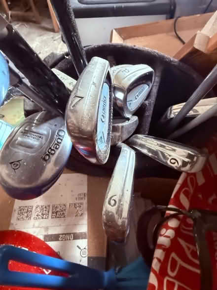Photo of free Golf bag containing about 15 clubs (NG12 Cropwell Bishop) #1