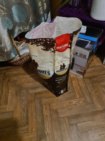 Photo of free Opened bag Wainwright's dog food mature (Whitestake PR4) #1