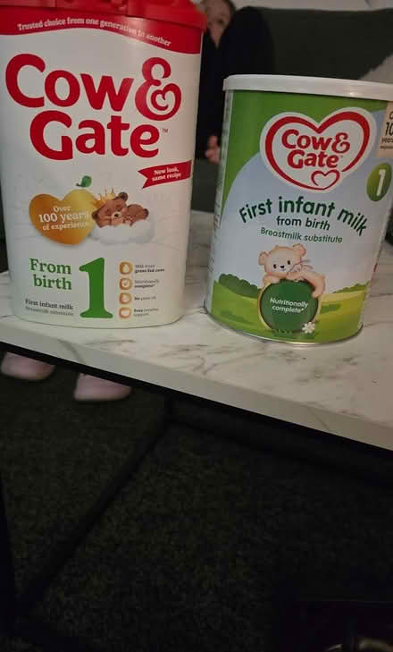 Photo of free X2 Tubs of Cow&Gate 1st infant (Morpeth NE65) #1