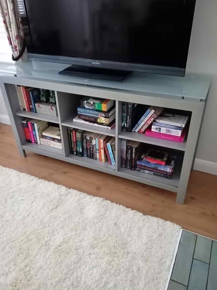 Photo of free Glass top shelf unit (Saltdean Brighton) #1