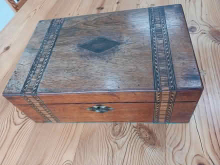 Photo of free Wood writing box (Cowplain PO8) #2
