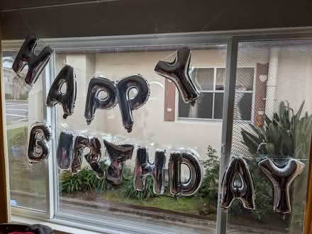 Photo of free Mylar happy birthday (SW Berkeley) #1