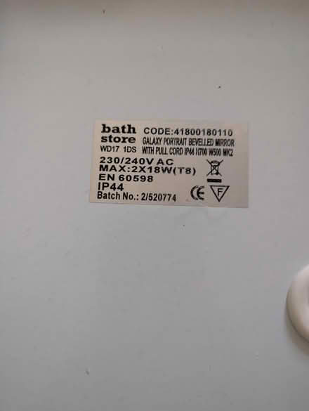 Photo of free Bath Store Cupboard Missing Mirror (Holland Park W11) #3