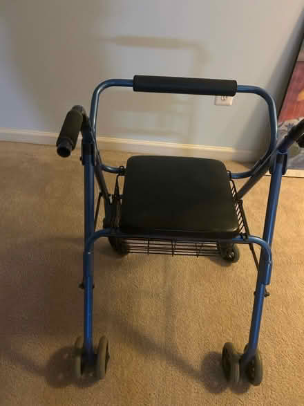 Photo of free Walker with seat and basket (Damascus,MD) #2