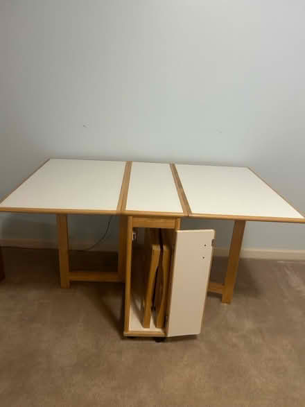 Photo of free Solid wood utility table (Damascus,MD) #1