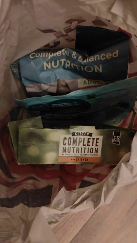 Photo of free 2 carrier bags of dry cat food (SW12) #2
