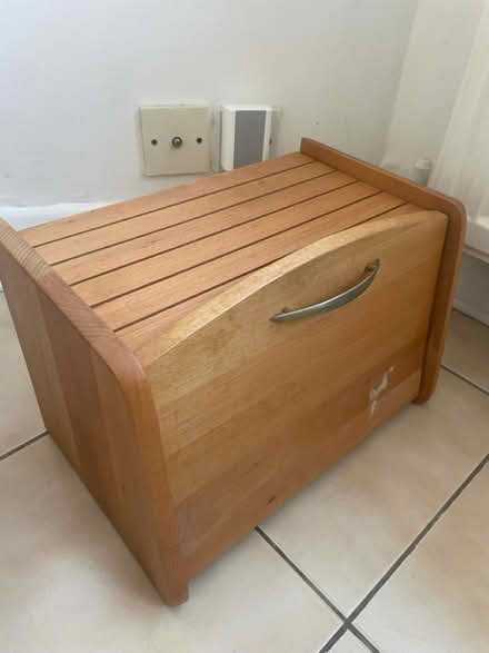 Photo of free Wooden Bread Bin (New Malden/SW20) #1