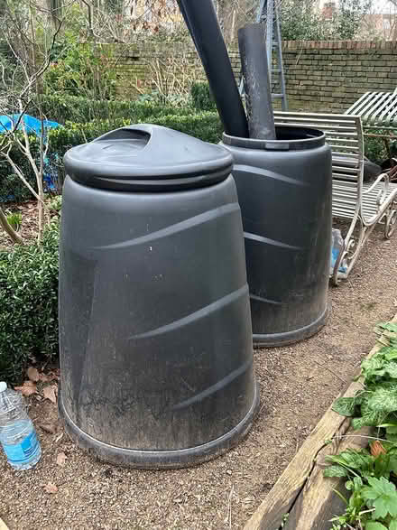 Photo of free 2 large compost bins (Tooting Bec/Balham SW17) #1