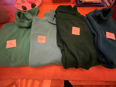 Photo of free turtle neck sweaters (Wedgwood) #1