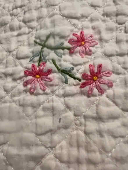 Photo of free Antique Embroidered Baby Quilt (NE Downers Grove) #4