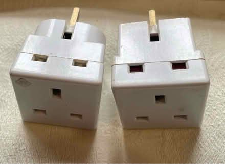 Photo of free 2-way 3-pin Power Adaptor Plug x2 (Crystal Palace SE19) #1