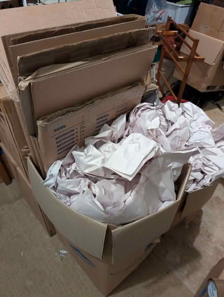 Photo of free Moving boxes and packing paper (Burnmill Farm LE16) #2