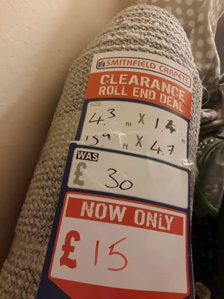 Photo of free Roll end of grey carpet (Dukinfield SK16) #1