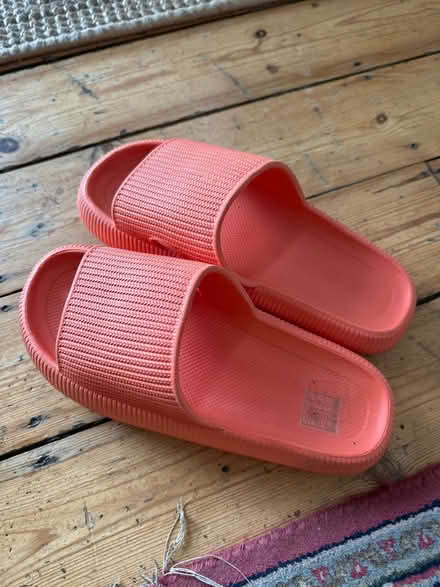 Photo of free Plastic orange sliders size 38-39 (Cheltenham) #1