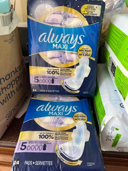 Photo of free Always Maxi-Pads (2 packs of 24) (Montrose) #1