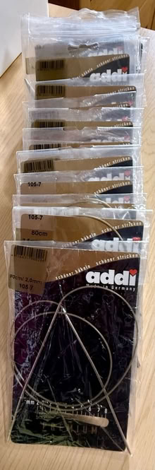 Photo of free Addi 80cm circulars set (Chandlers Ford SO53) #1