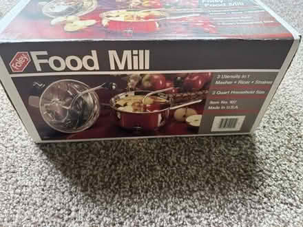 Photo of free Food Mill #1