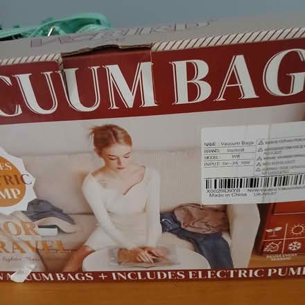 Photo of free Vacuum bags and pump (Bradford on Avon BA15) #1