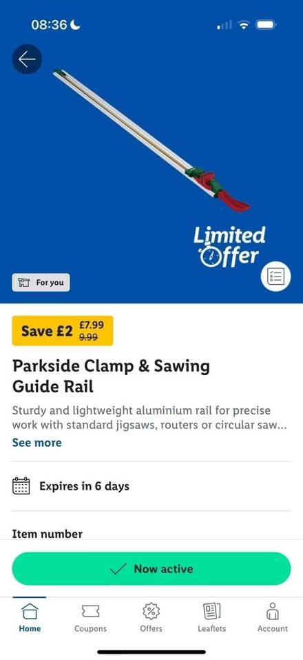 Photo of Parkside Clamping guide rail (Altrincham WA15) #1