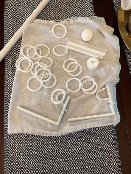Photo of free Ikea extendable curtain pole with rings (East Twerton) #1