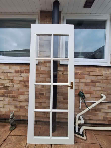 Photo of free Interior door with 8 glass panes (Langdown SO45) #1