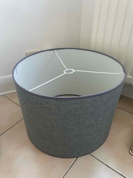 Photo of free Large Grey Lampshade (New Malden/SW20) #1