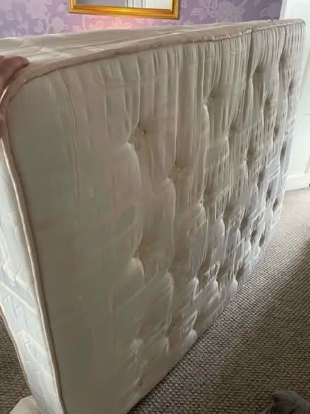Photo of free King size mattress (Bedford) #1