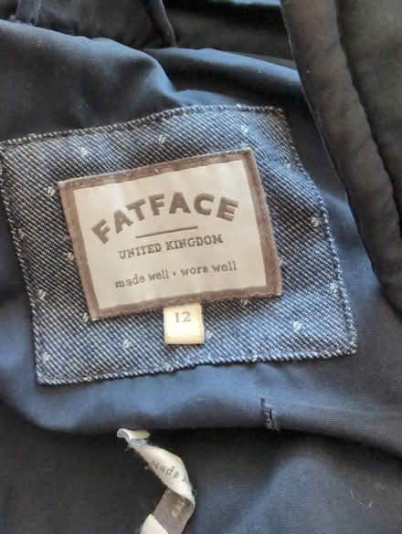 Photo of free Warm Fat Face jacket size 12 (BN43) #1