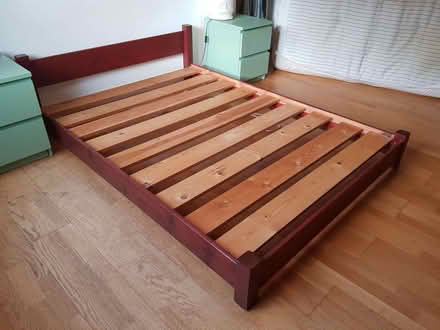 Photo of free Wooden double bed frame (with or without mattress) (Gospel Oak NW5) #3