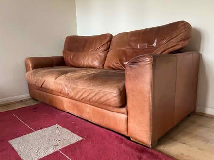 Photo of free Leather Sofa / Couch (Finchampstead, RG40) #2