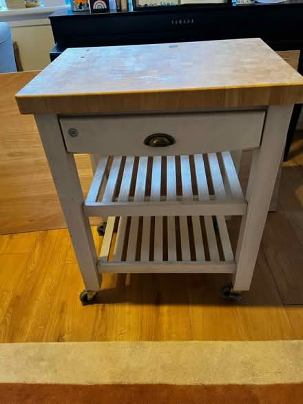 Photo of free Butcher Block on wheels (Balerno, EH14) #1
