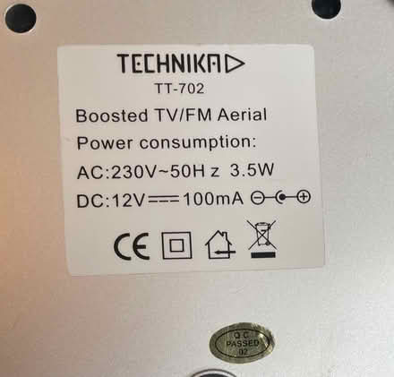 Photo of free Technika TT-702 Boosted Aerial (Crystal Palace SE19) #3