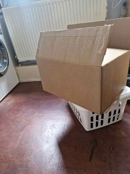 Photo of free Sturdy cardboard box (Shirley CR0) #1