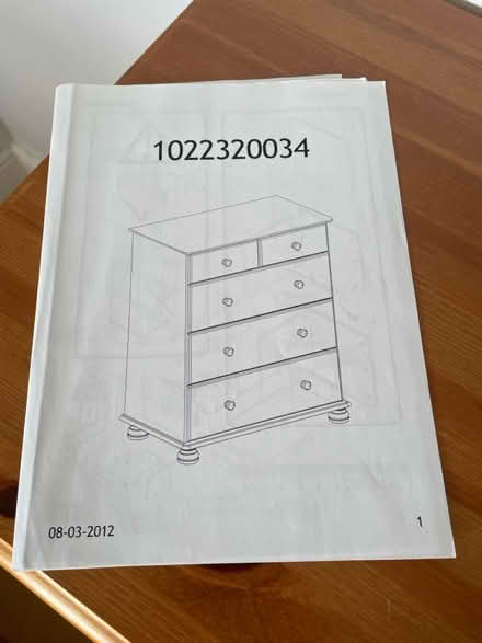 Photo of free Chest of drawers (TF1) #3