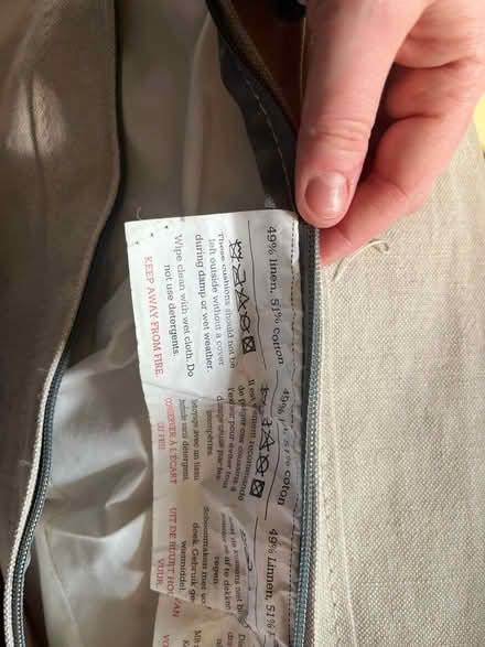 Photo of free Cushion for sofa (Nw10 4rb) #2
