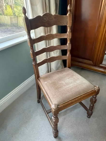 Photo of free Solid oak chair (Sunningdale) #1