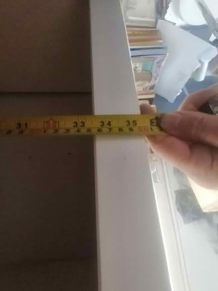 Photo of free White wooden bookcase (Finchley N12) #2