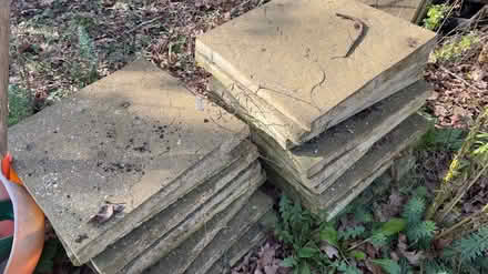 Photo of free Paving slabs, metal ramps, shovel (Finchampstead, RG40) #1