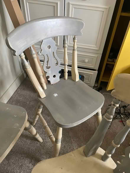 Photo of free 3 Beech Dining Chairs (Moortown LS17) #2