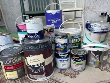 Photo of free Old pots of paints (West Norwood SE27) #1