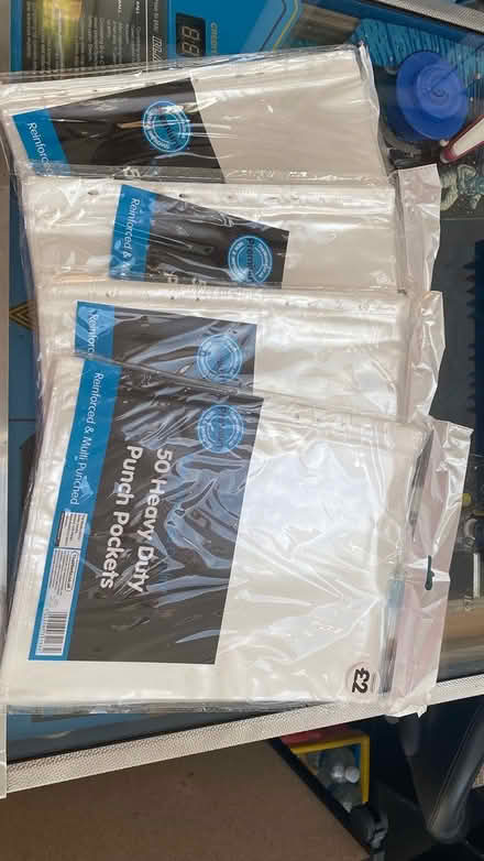 Photo of free Clear plastic wallets/punch wallets (Sutton road) #1