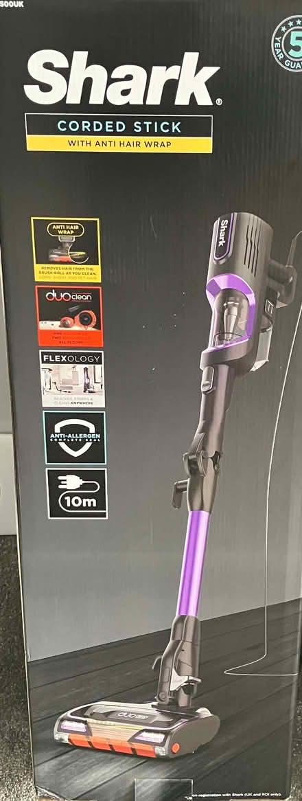 Photo of free Shark Corded Stick Vacuum Cleaner (Purley CR8) #4