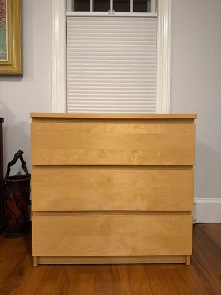Photo of free IKEA Malm 3-drawer dresser (Waban) #1