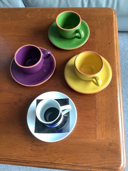 Photo of free Four espresso cups and saucers (Kenilworth CV8) #1