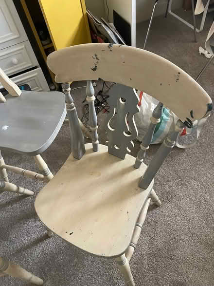 Photo of free 3 Beech Dining Chairs (Moortown LS17) #3