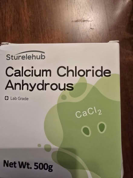 Photo of free New Jar. Calcium Chloride chemical (Arlington MA) #1