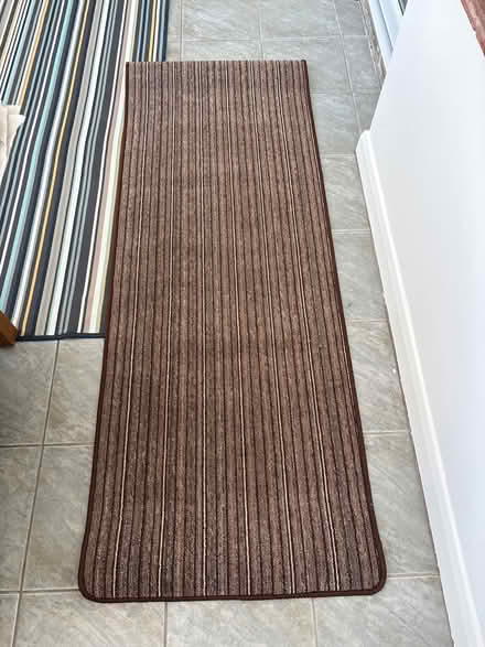 Photo of free Brown runner / rug (Marryat Road SW19) #1