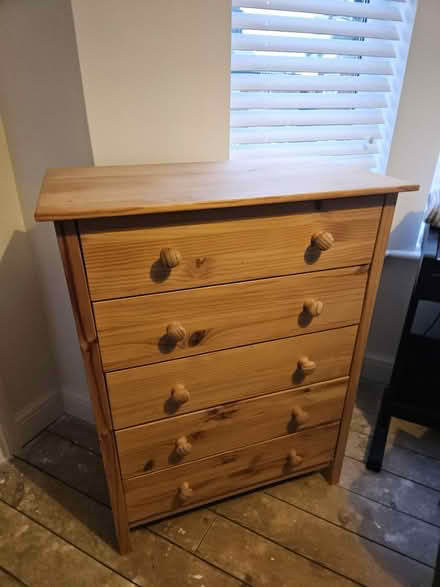 Photo of free Pine chest of drawers (York YO10) #1