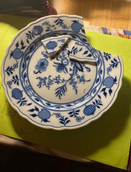 Photo of free Mosaic material: pretty plate (Ashby & Sacramento) #1